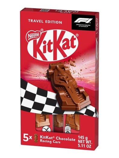Chocolate Nestle Kitkat Formula 1 Racing Cars 145G