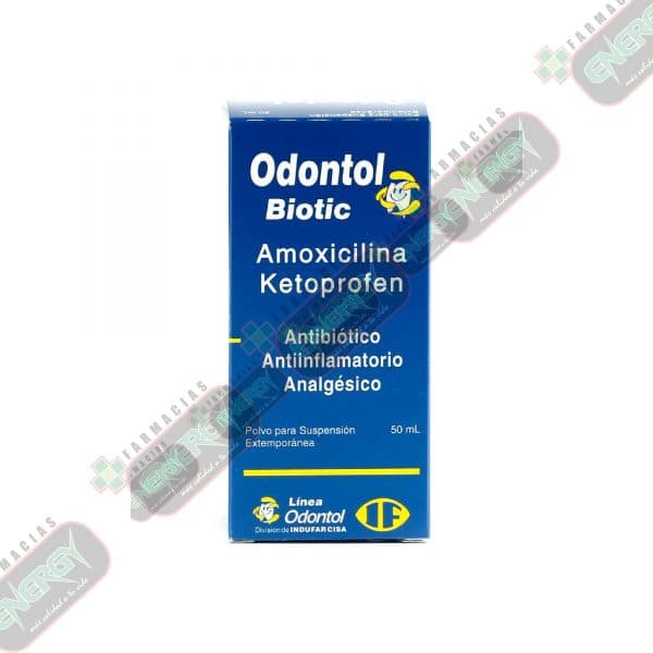 Med Antibiotico Odontol Biotic Amoxilina Indufar 50ML