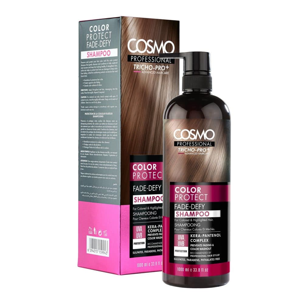 Shampoo Cosmo Tricho Pro Plus Color Protect Fade Defy 1L