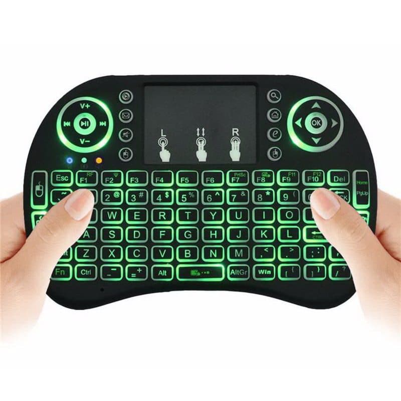 Controle Universal Air Mouse LED Keyboard I8