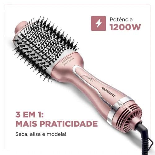 Mondial Escova Secadora Juliette Es Ju 01 Rose Bivolt