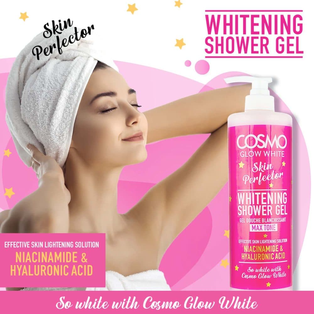 Sabonete Liquido Cosmo Glow White Skin Perfector Niac Hyaulur 1L