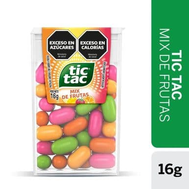 Bala Tic Tac Mix De Frutas 16G
