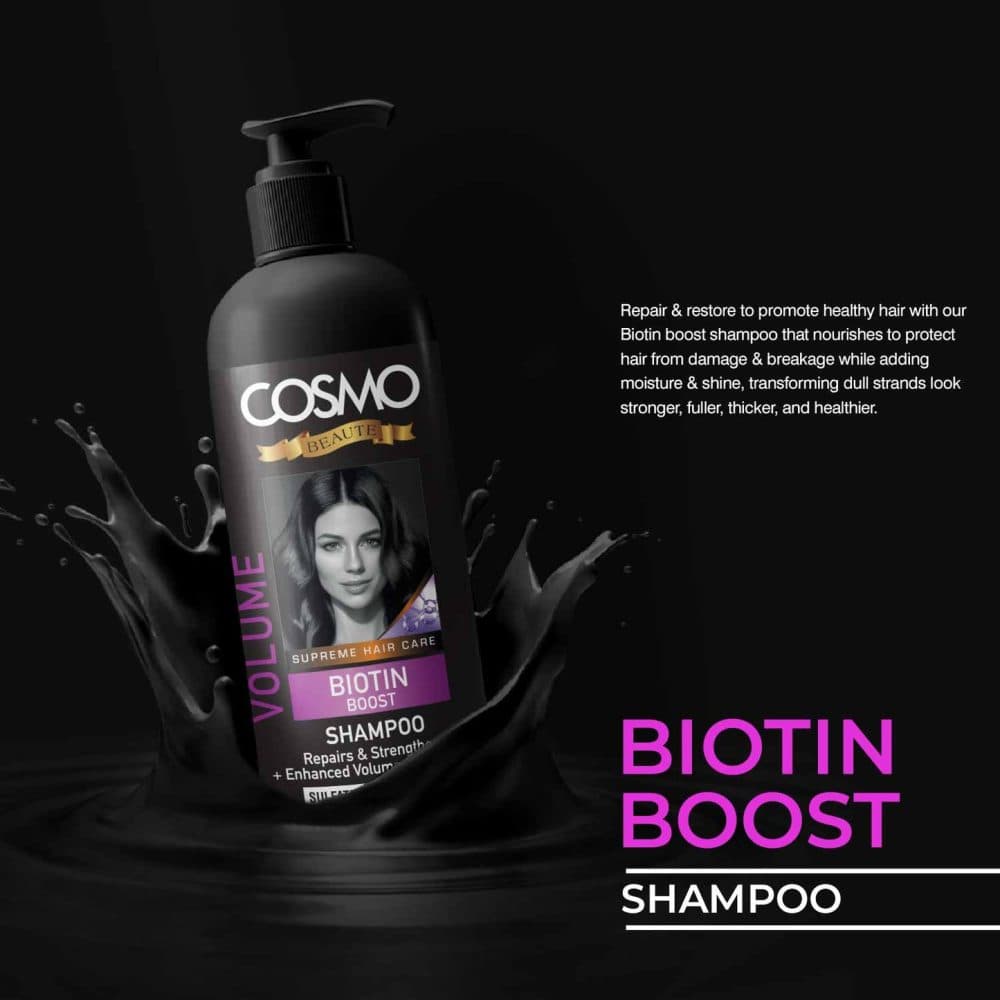 Shampoo Cosmo Volume Biotin Boost 1L