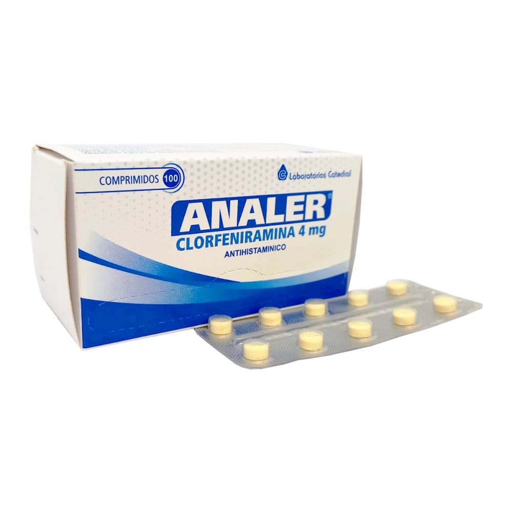 Med Catedral Analer Clorfeniramina 4MG 1 Tab 10 Comp