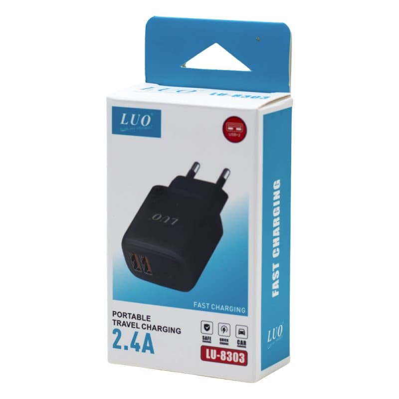 Fonte Carregador Luo 2 USB 2 4A