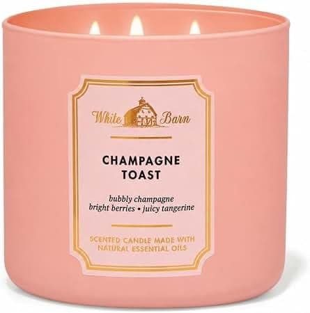 Vela Bath Body Works White Barn Champagne Toast 411G