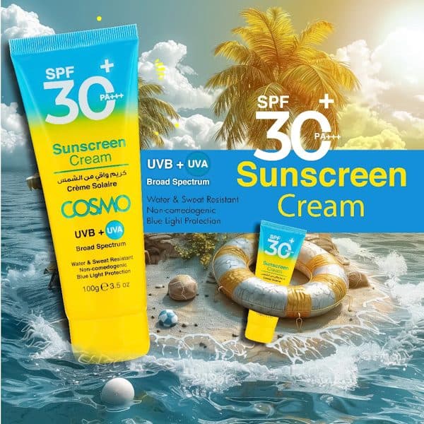 Protetor Solar Cosmo Sunscreen Pa Plus Uvb Uva 100G
