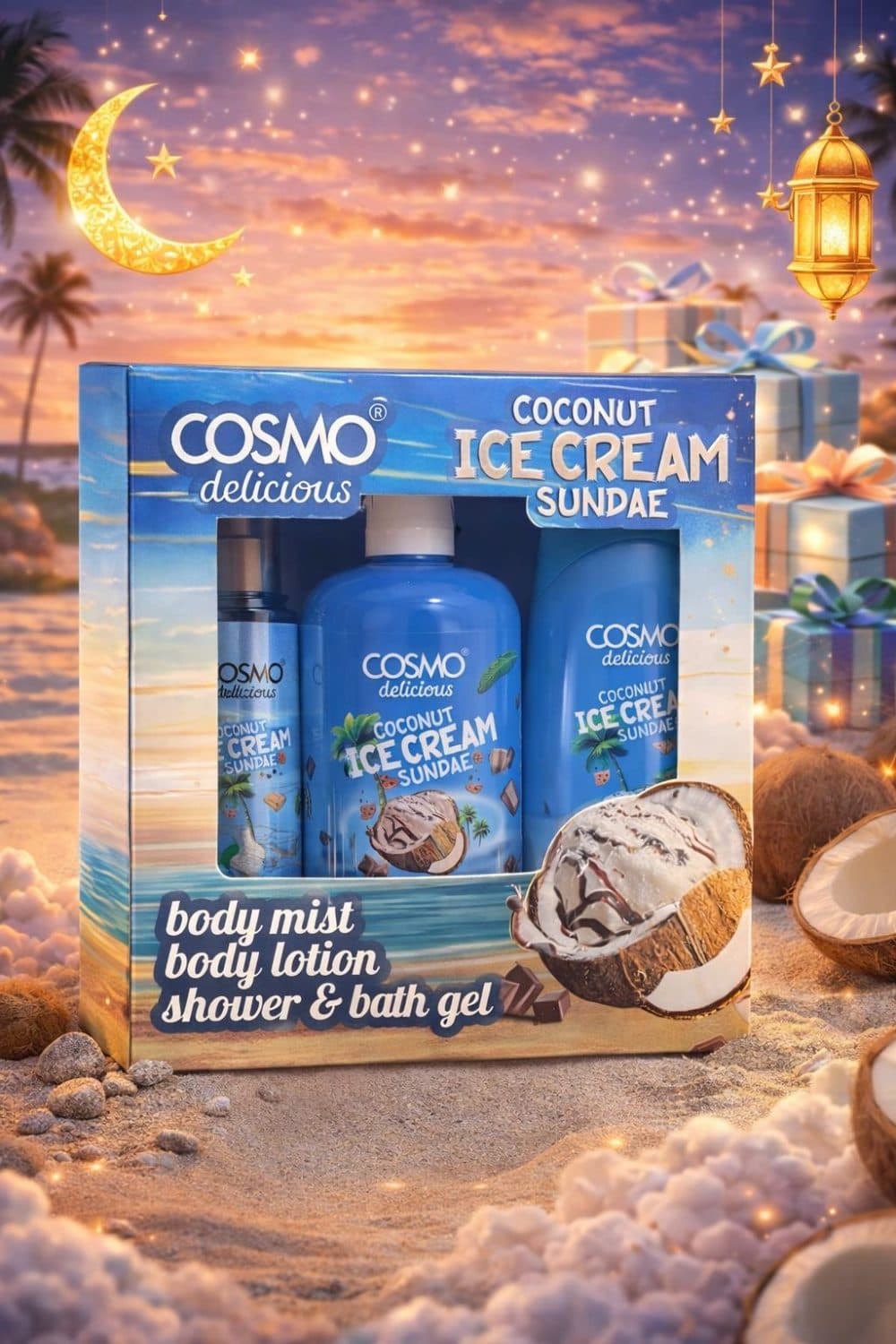 Lo Ao Body Cosmo Delicious Coconut Ice Cream Sundae 400ML