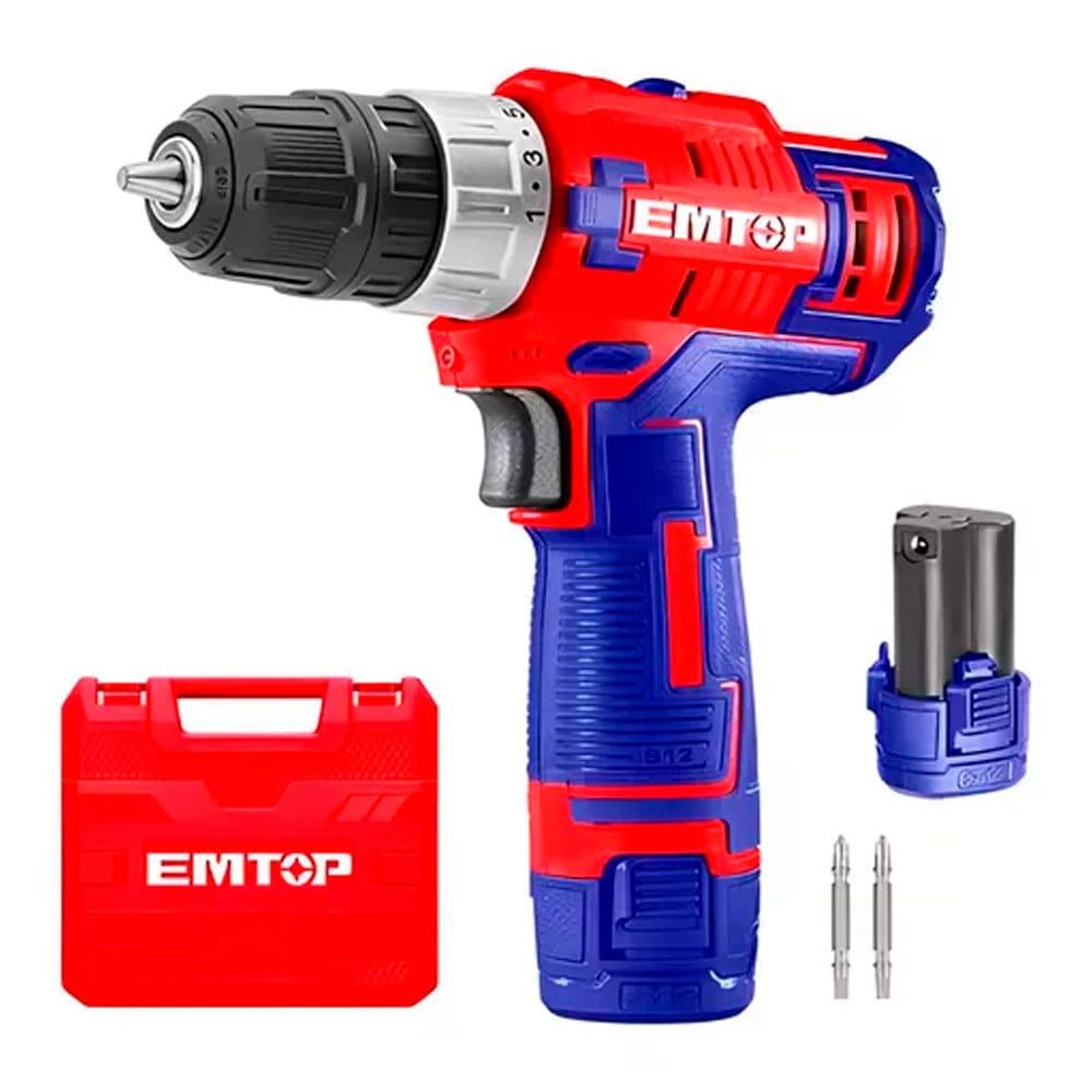 Parafusadeira Bateria Emtop 1 Bat 1 5AH USB Type