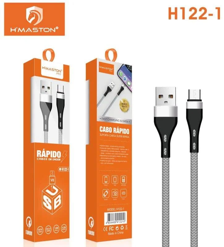 Cabo USB Maston 3 Type 1M 4 8A