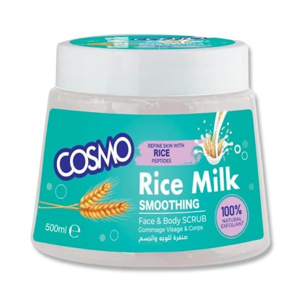 Cosmo Exfoliante Rice Milk Smoothing Body Scrub 500G