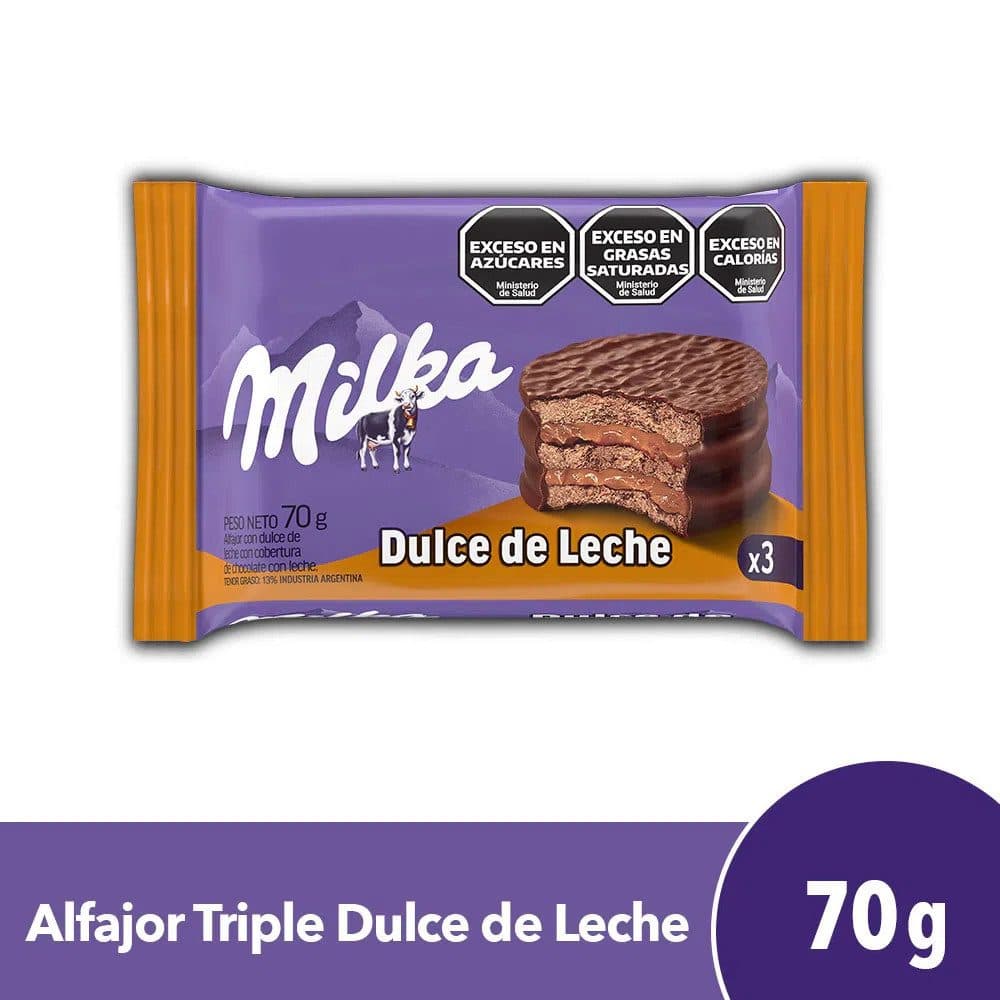 Alfajor Milka Doce De Leite 70G