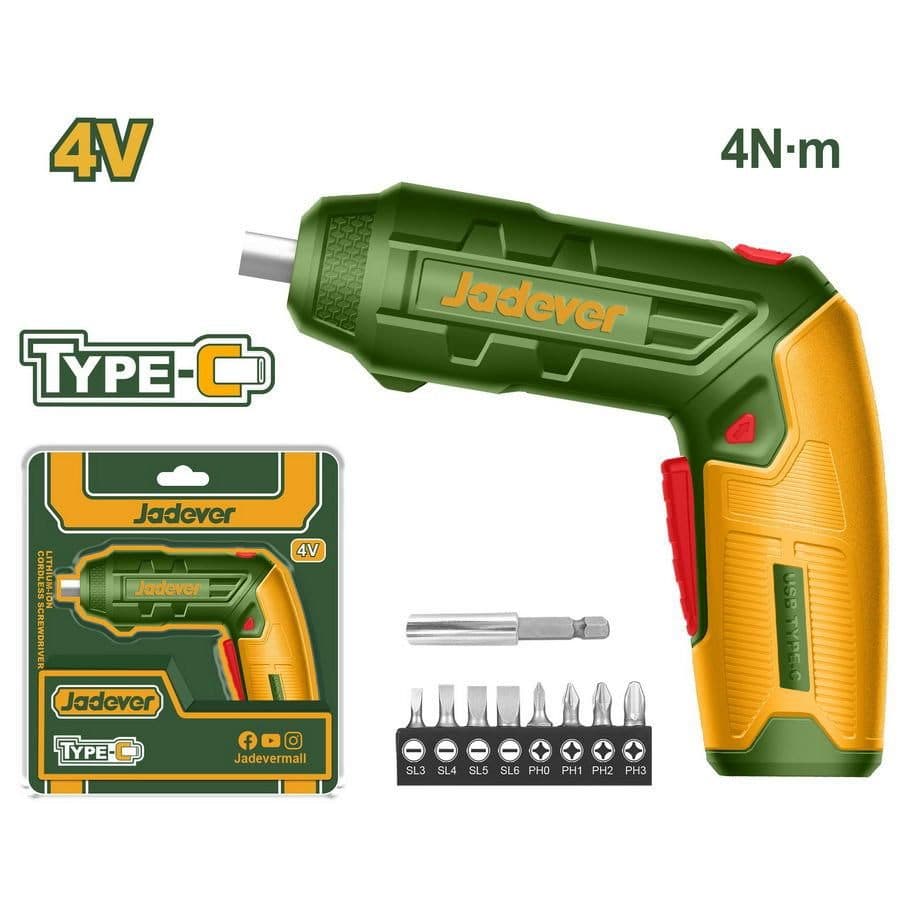 Parafusadeira Bateria Jadever 4V
