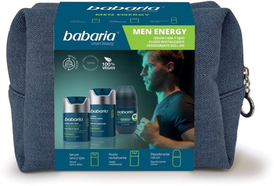 Babaria Kit Energy Creme Serum Deo Neceser 50ML