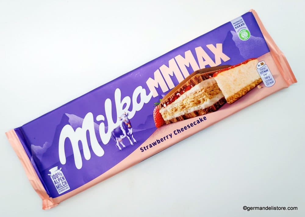 Barra De Chocolate Milka Strawberry Cheesecake