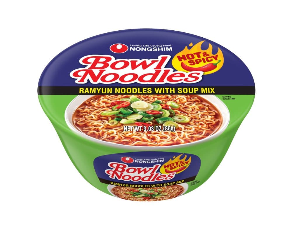 Ramen Nongshim Bowl Nooble Soup Hot Spicy 100G