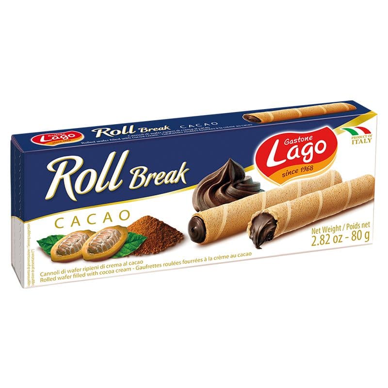 Chocolate Costa Rolls Break Lago Cacao 80G