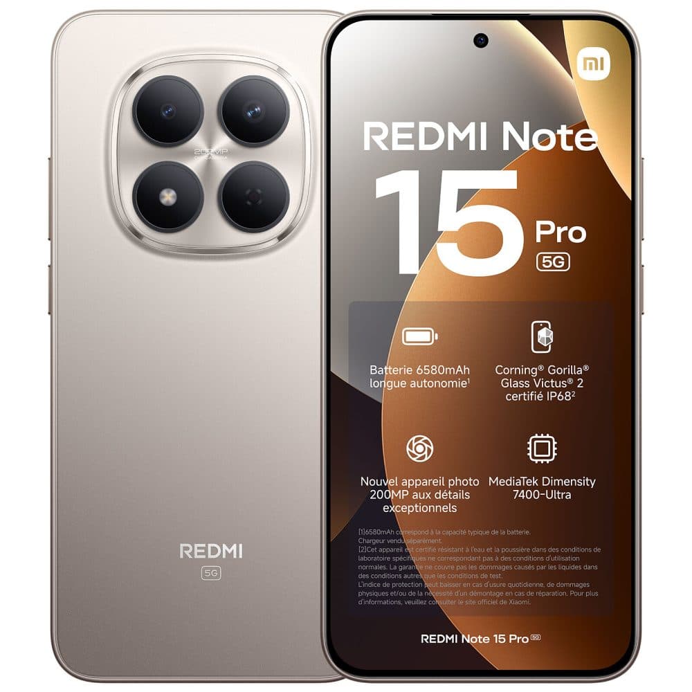 Xiaomi Redmi Note 15 Pro 5G 256GB Titanium