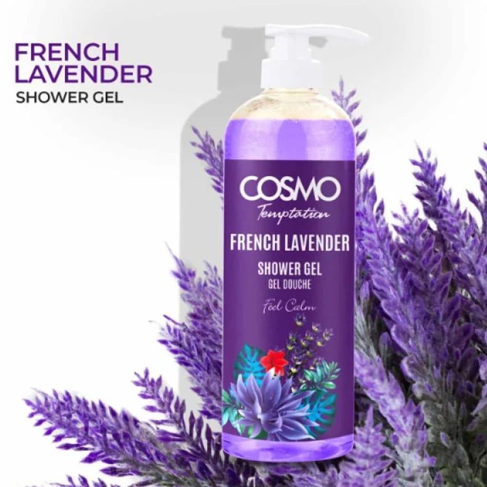 Sabonete Liquido Cosmo Temptation French Lavander Shower Gel 1LT