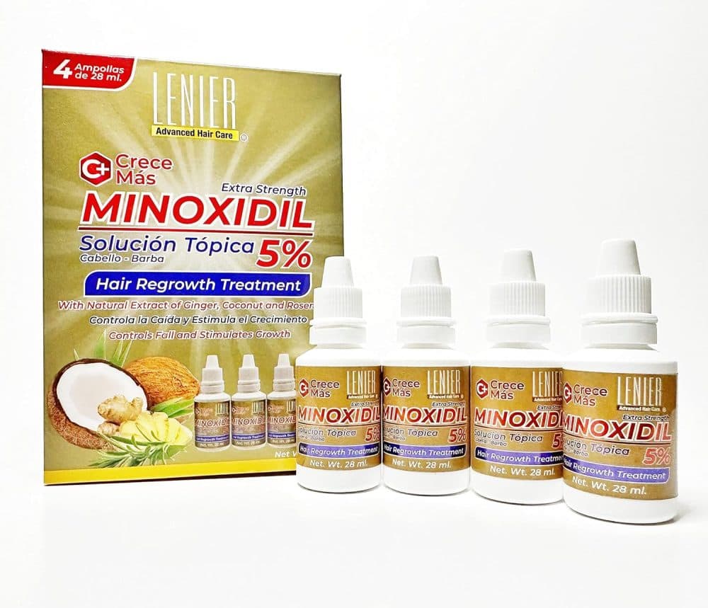 Tratamento Capilar Lenier Crece Mas Minoxidil 5