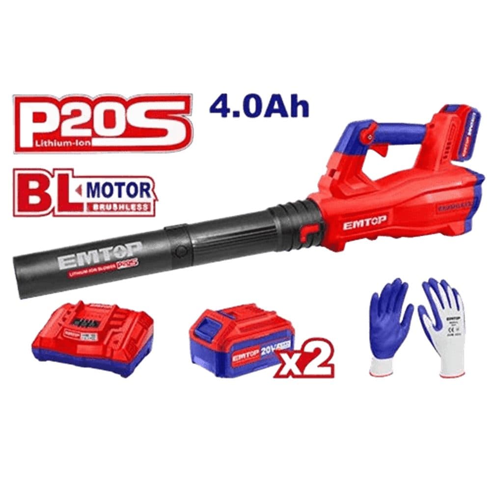 Soprador Bateria Emtop Bateria 4AH Carregador