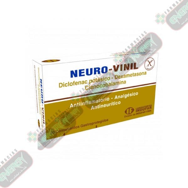 Med Anti Inflamatorio Neuro Vinil Indufar 20 Comp Cx