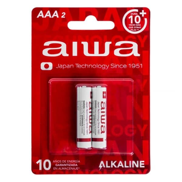 Pilha Aiwa Alkalina Aaa 2P