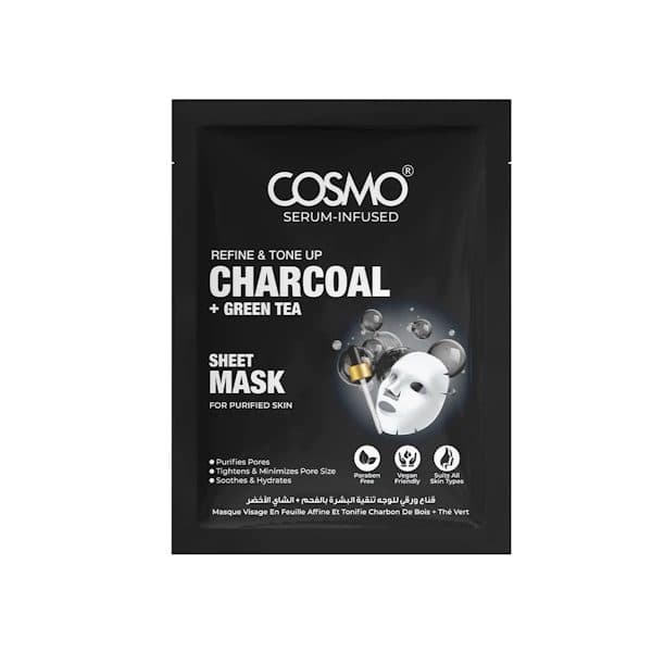 Mascara Facial Cosmo Refine Tone Charcoal Green Tea 20G