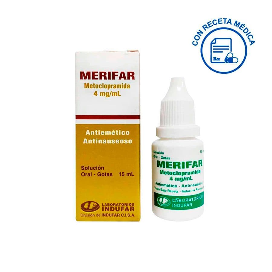 Med Antiemetico Merifar Indufar Metoclopramida 15ML