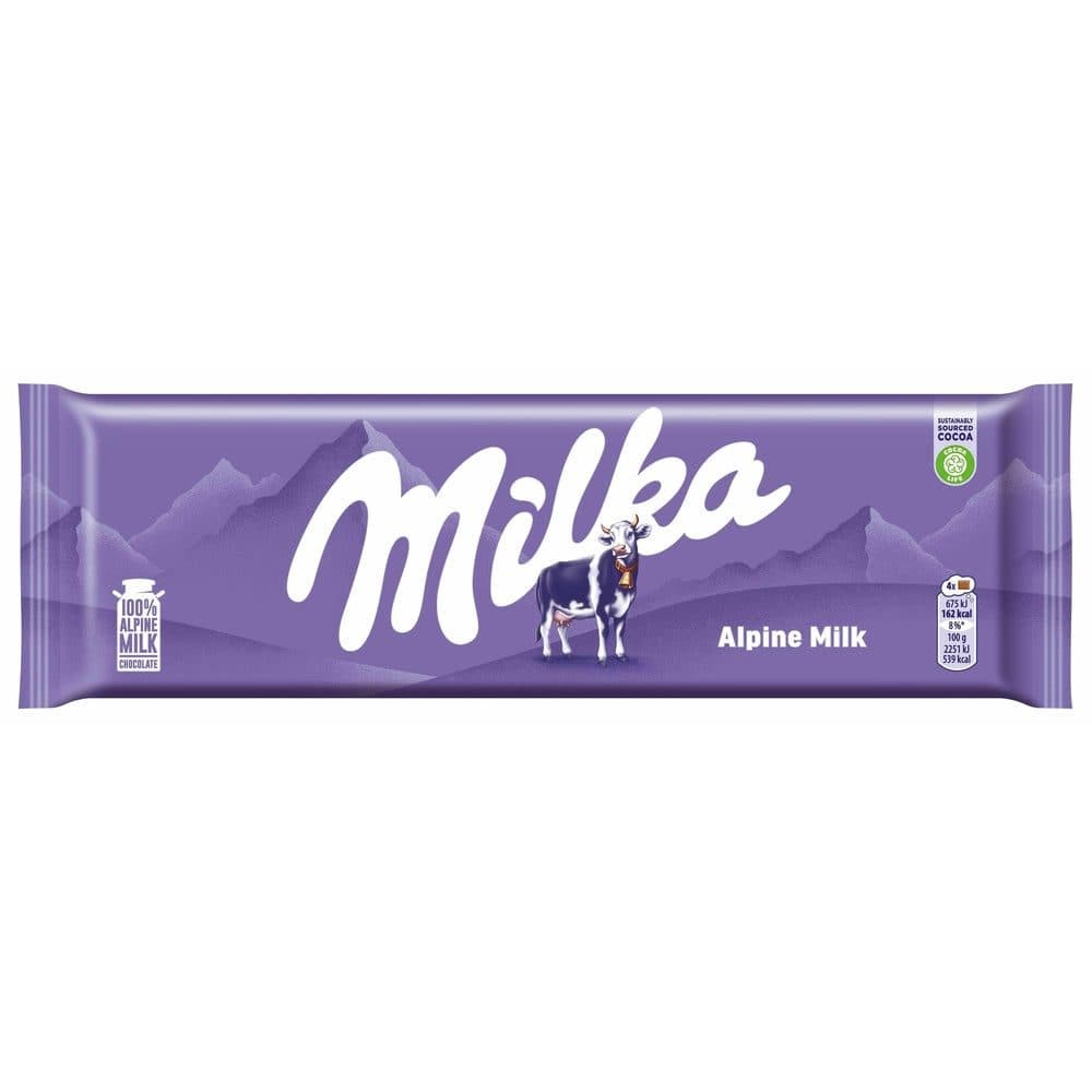 Chocolate Milka Alpine Milk Barra 250G