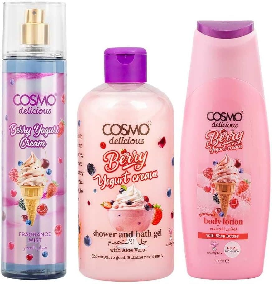Lo Ao Body Cosmo Delicious Berry Yogurt Cream 400ML
