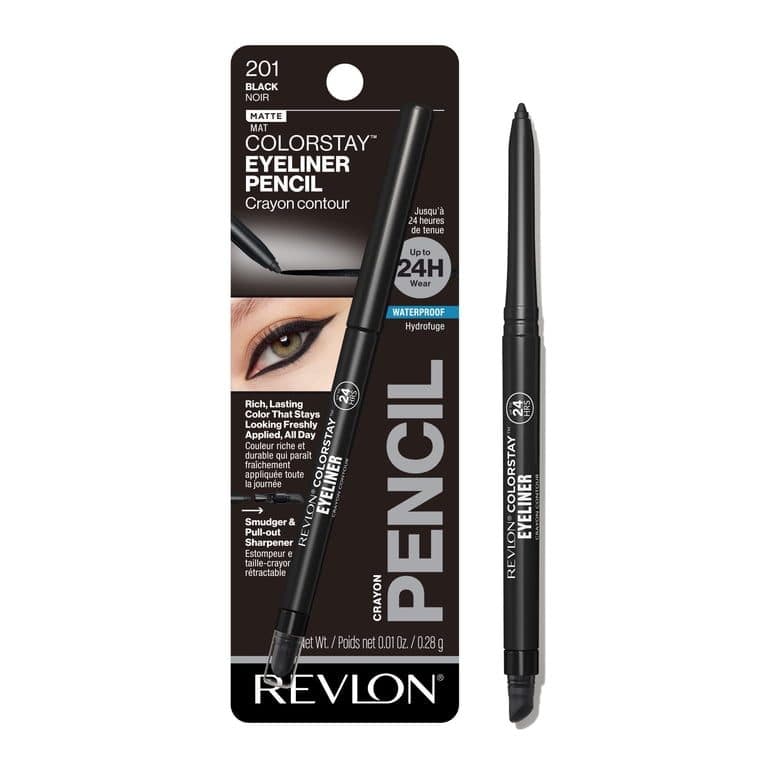 Delineador Revlon Colorstay 201 Black Matte