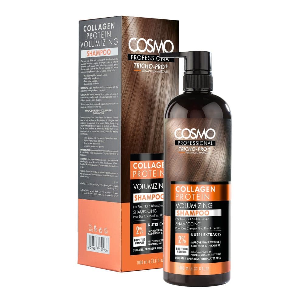 Shampoo Cosmo Tricho Pro Plus Collagen Proteon Volumizing 1L