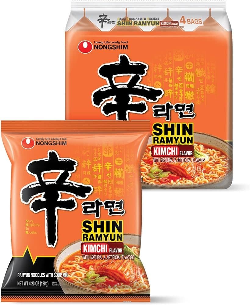 Ramen Nongshim Shin Nooble Soup Gourmet Spicy Kimchi 112G