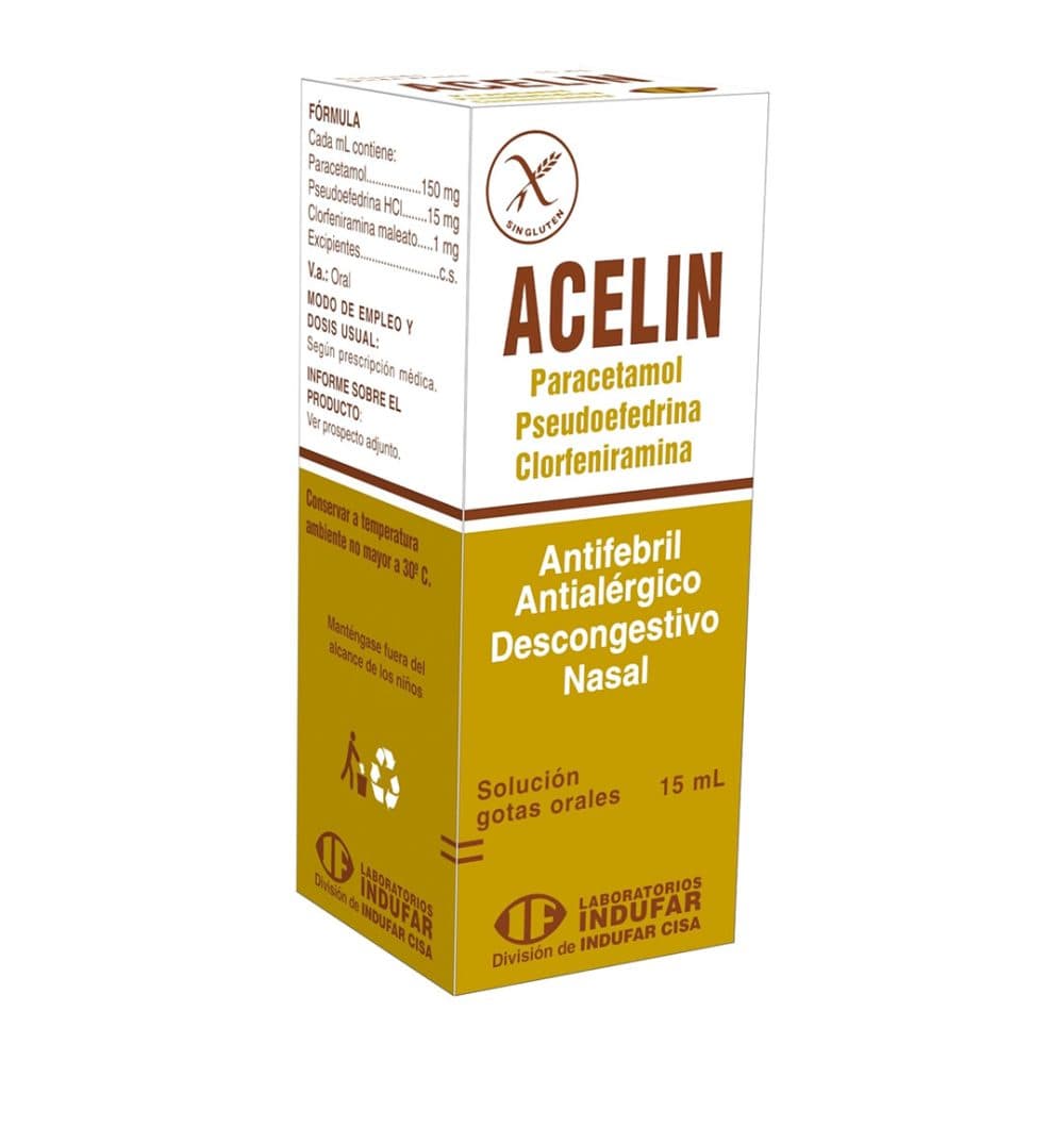 Med Antigripal Acelin Indufar Gotas 15ML