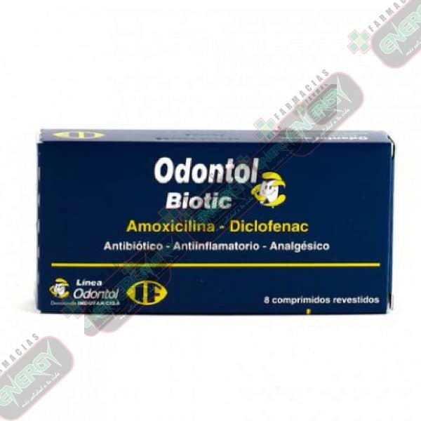 Med Antibiotico Odontol Biotic Indufar 8 Comp Cx