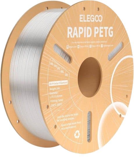 Filamento Impressora 3D Elegoo Rapid Petg Transparente
