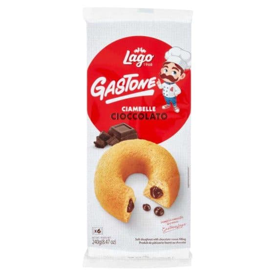 Biscoito Lago Gastone Ciambella Chocolate 180G