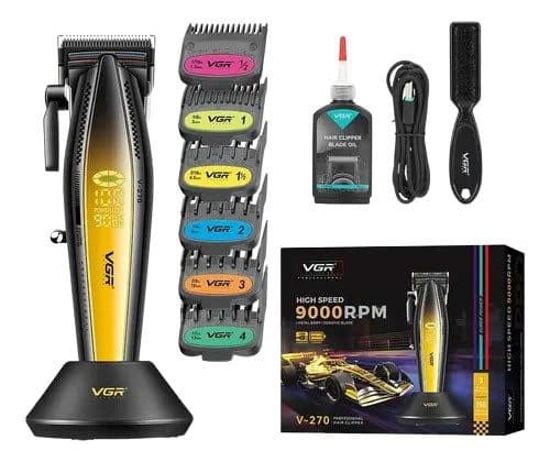 Aparador De Pelo Vgr 270 Dorado Carregavel 5V USB