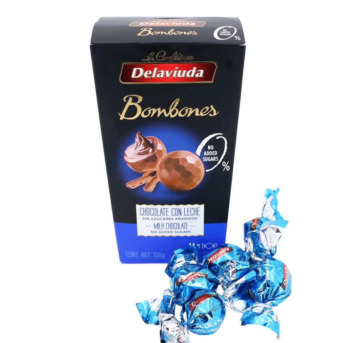 Bombom Delaviuda Chocolate Ao Leite 150G