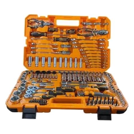 Caixa De Ferramenta Ingco Metalico 156PCS