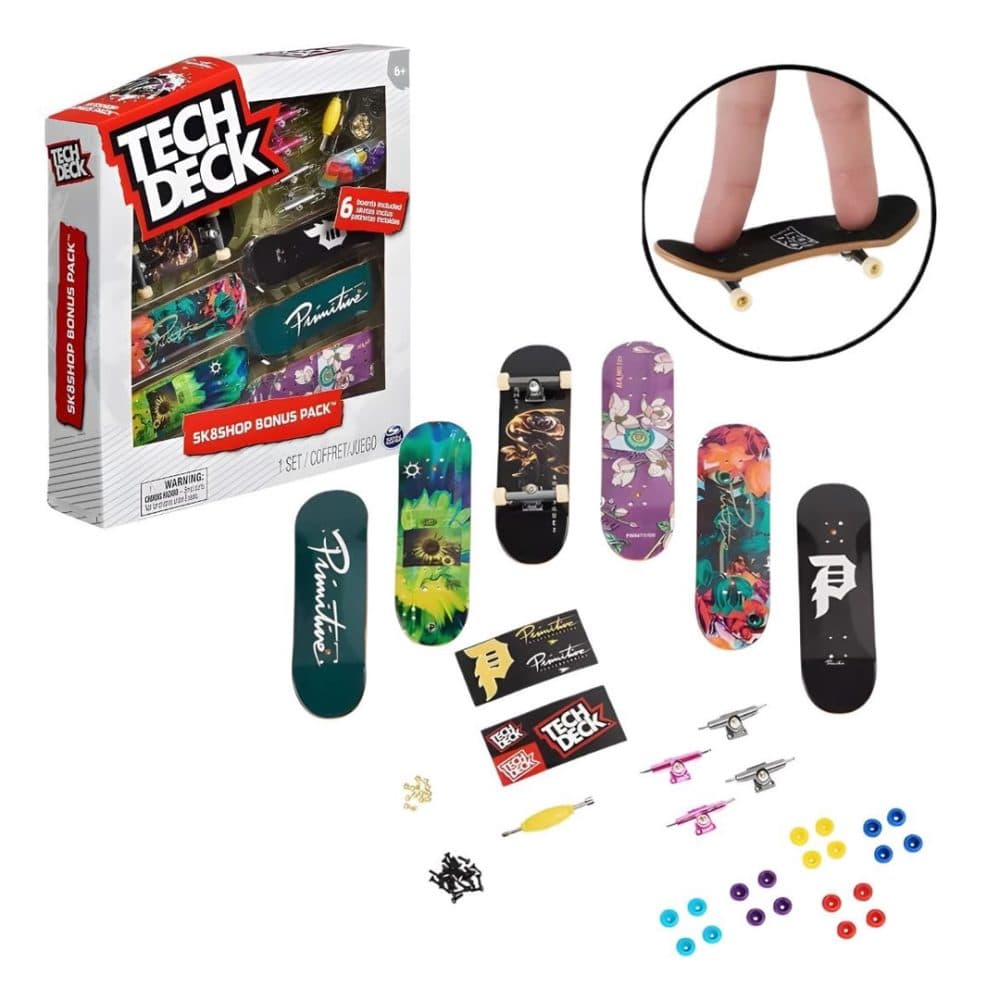 Tech Deck Kit Skate De Dedos Sunny 6 Unidades