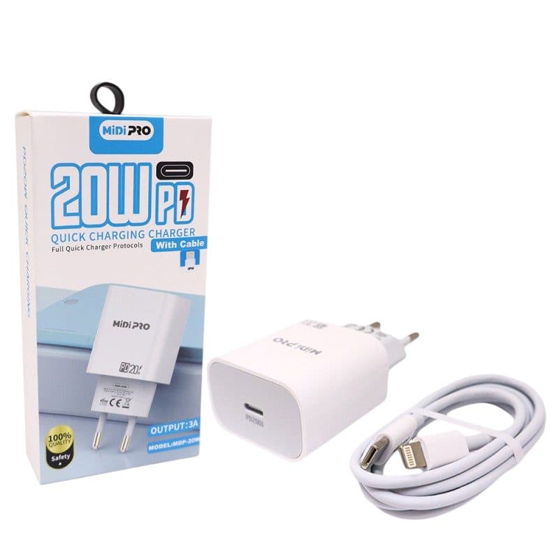 Fonte Midi Pro Mdp Lightning Iph Cabo