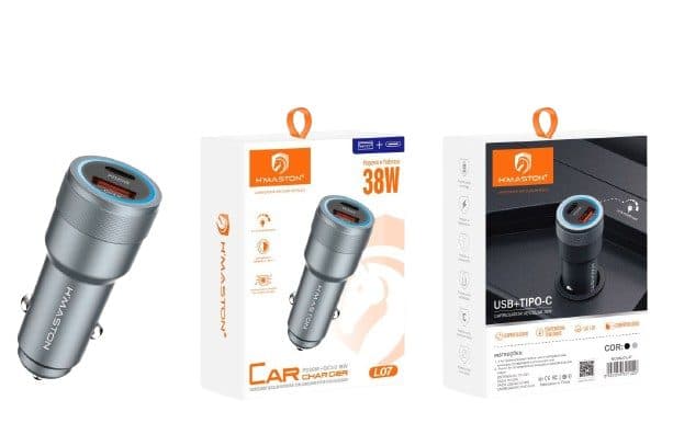 Fonte Maston Veic L07 1 USB Type 3 1A