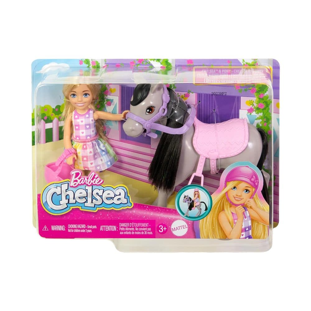 Boneco Mattel Barbie Chelsea Su Pony
