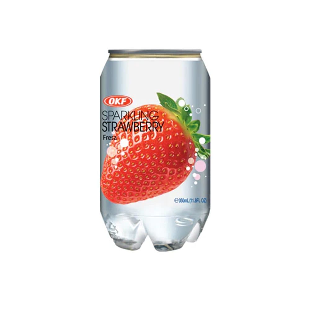 Suco Okf Sparkling Strawberry Drink 350ML