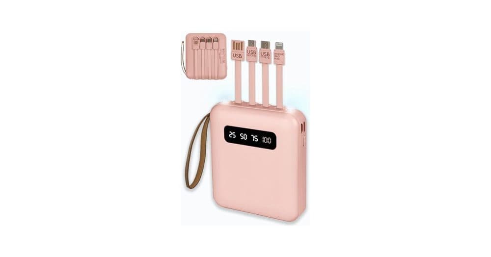 Carregador Power Portatil Rose
