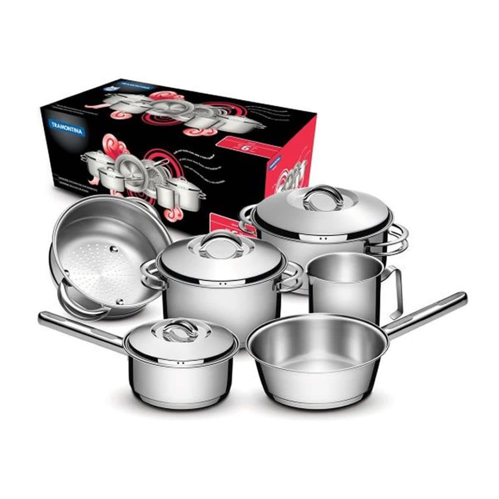 Tramontina Juego De Ollas Harmonia 6PCS Solar Jarra