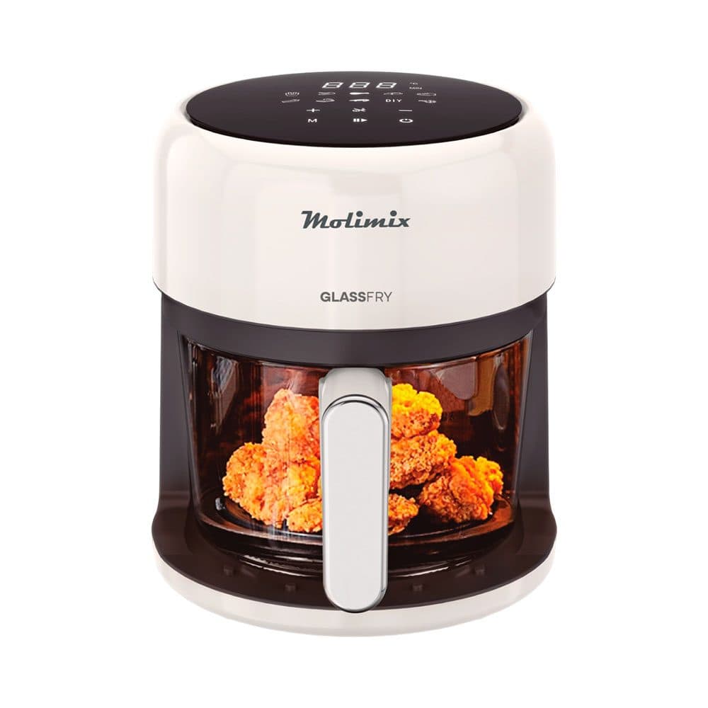 Fritadeira Air Fryer Molimix Glassfry Maf 37 Vd 110